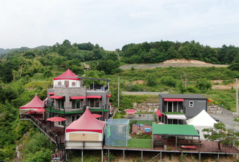 노을펜션 전경